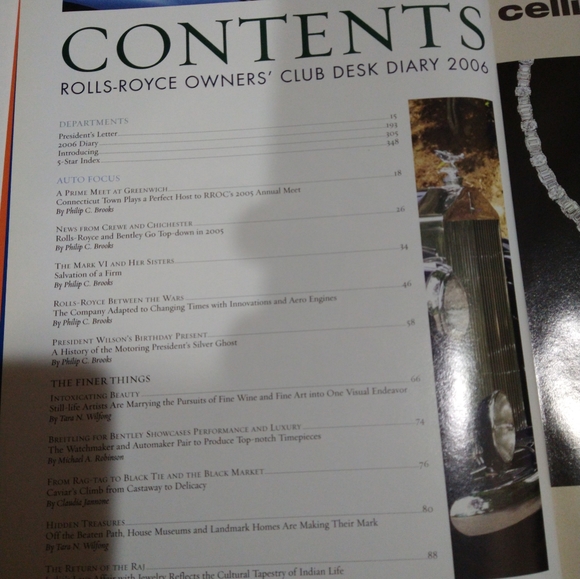 Rare Rolls Royce Owners Club Desk Diary 2006 - Picture 2 of 3